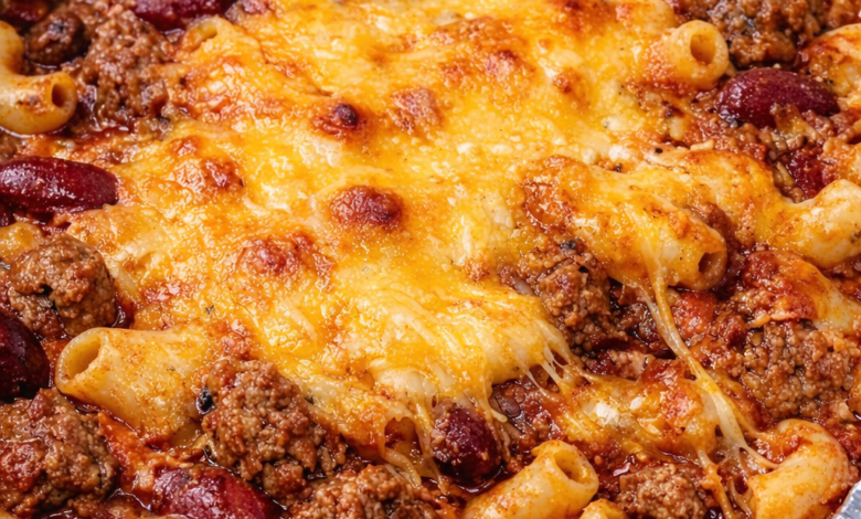 Baked Chili Mac Casserole