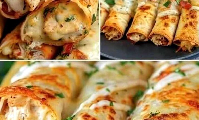 Baked Ham and Cheese Mozzarella Sticks