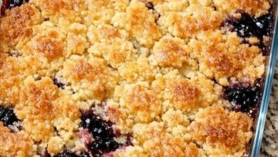 Blackberry Dump Cake