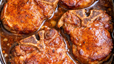 Brown Ale Pork Chops