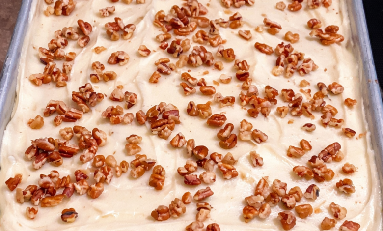 Carrot Cake Sheet Cake