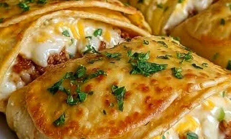 Cheeseburger-Stuffed Pastries