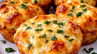 Cheesy Mashed Potato Puffs