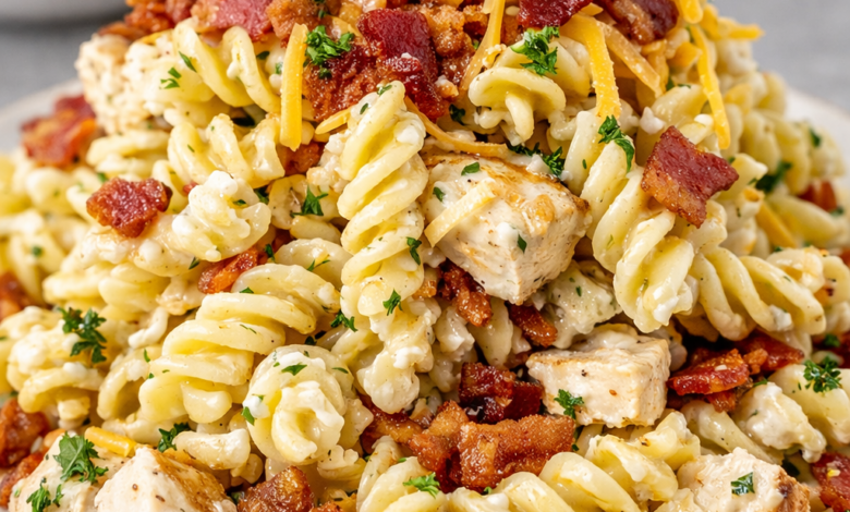 Chicken Bacon Ranch Pasta