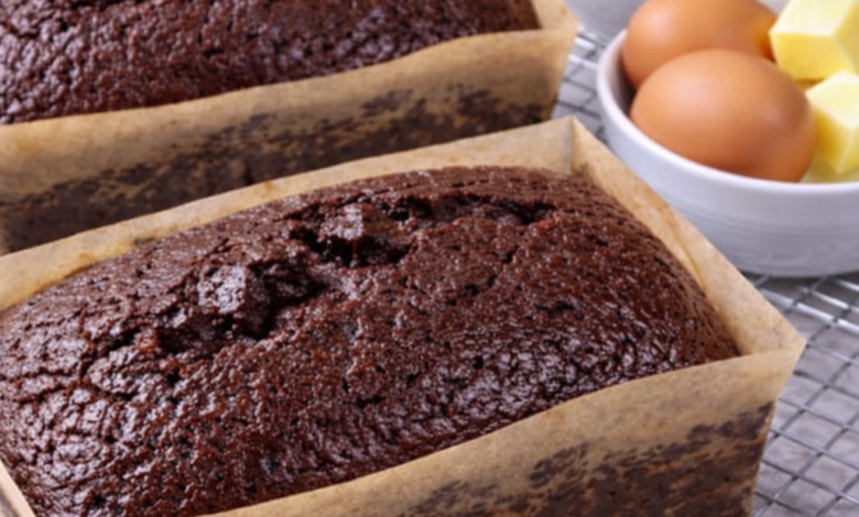 Chocolate Loaf Cake with Unreal Frosting