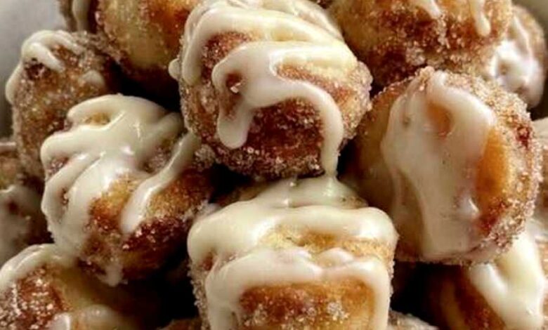Cinnamon Roll French Toast Bites