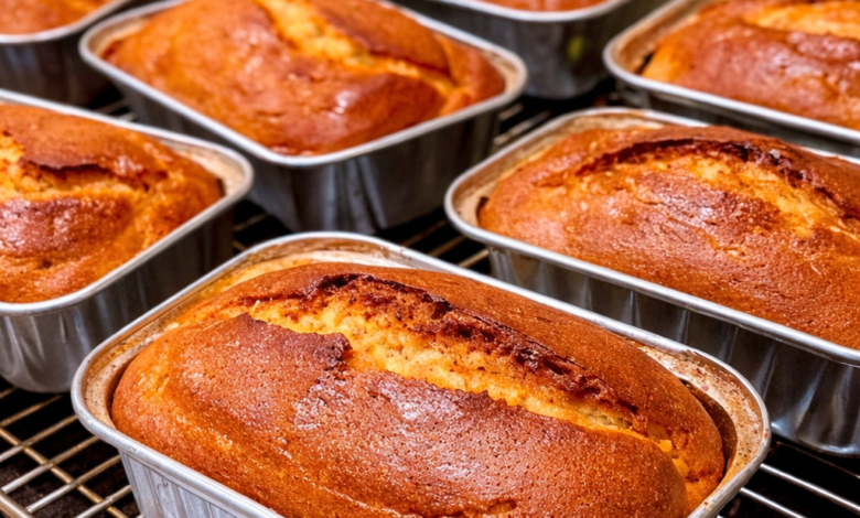 Cinnamon Swirl Pound Cake Loaves