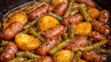 Crockpot Smokies with Beans and Potatoes