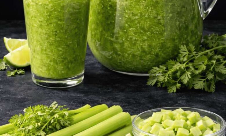 Fresh Celery Detox Juice