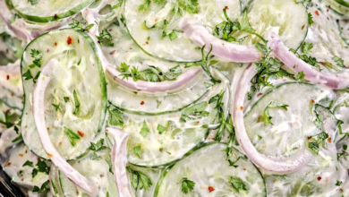 Fresh & Refreshing Cucumber Salad