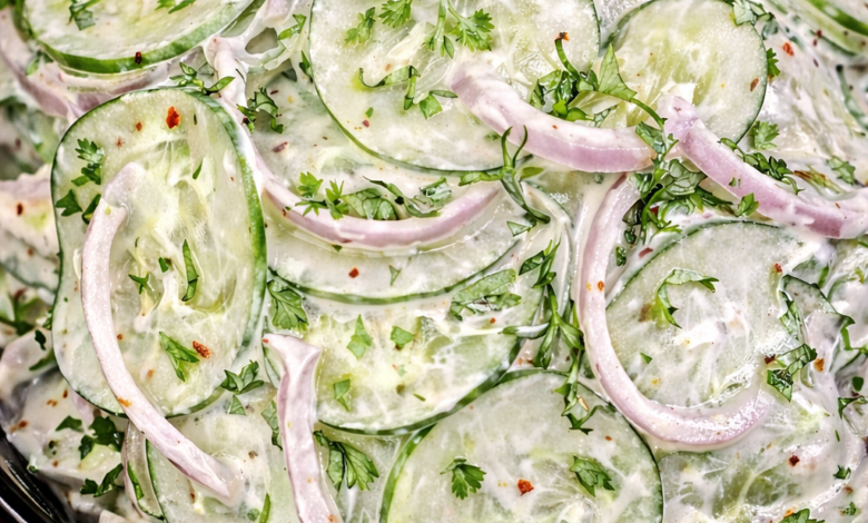 Fresh & Refreshing Cucumber Salad