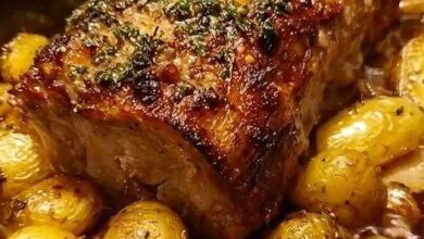 Garlic Herb Roasted Pork Loin