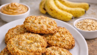 Grandma’s 3-Ingredient Peanut Butter Banana Cookies