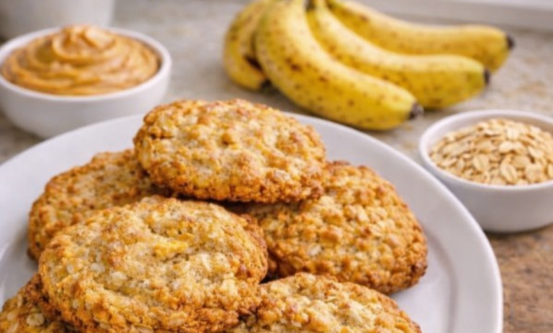Grandma’s 3-Ingredient Peanut Butter Banana Cookies