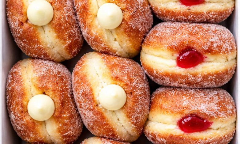 Homemade Filled Doughnuts