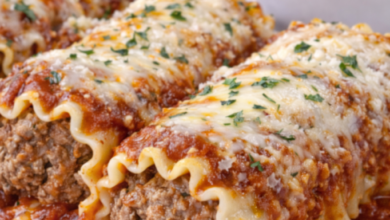 Italian Meatball Lasagna Roll-Ups