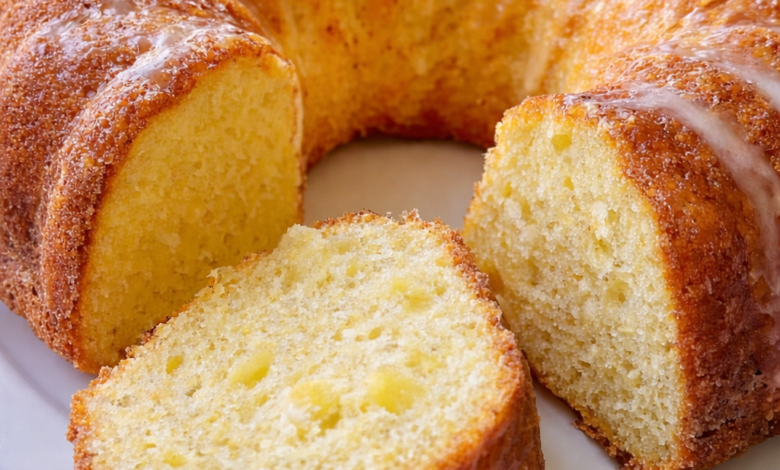 Lemon Cream Cheese Tea Cake