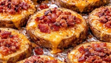 Loaded Cheesy Bacon Potato Rounds