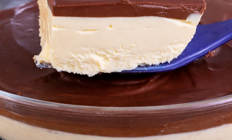 No-Bake Chocolate Custard Dessert