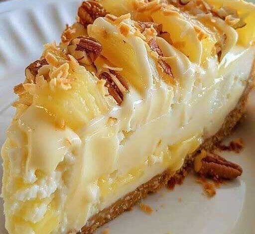 No-Bake Pineapple Cream Pie