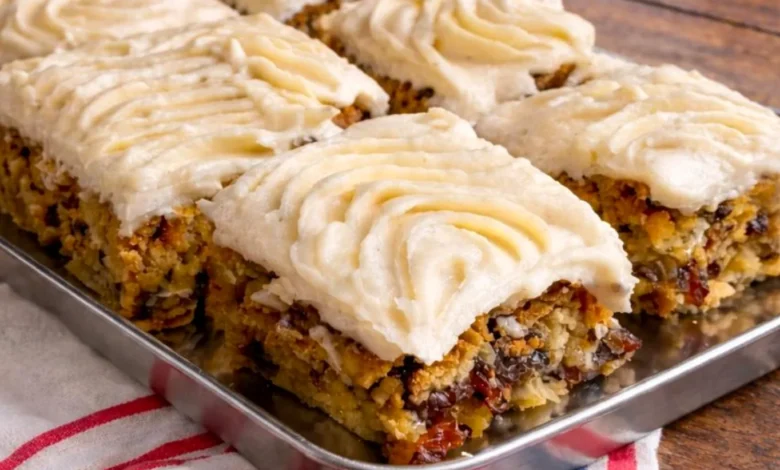 Oatmeal Raisin Cookie Bars