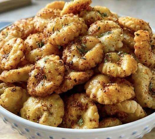 Old Bay Baked Oyster Crackers