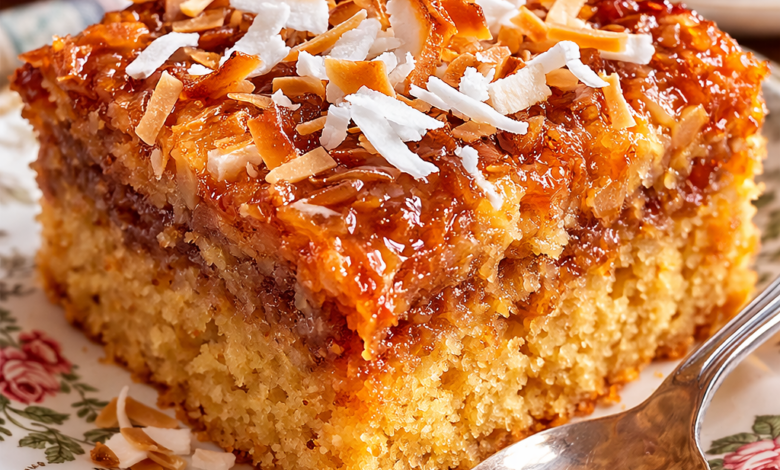 Old-Fashioned Oatmeal Cake