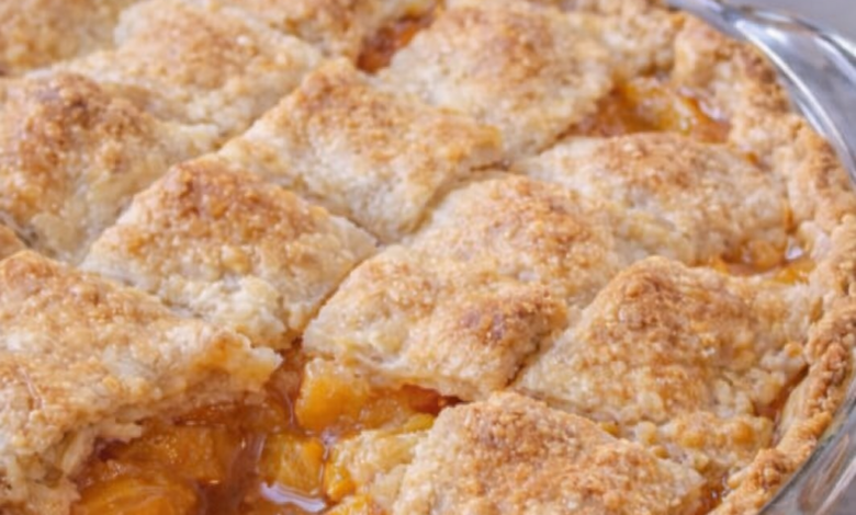 Old Time Oven Peach Cobbler