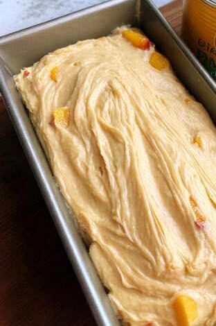 Peaches & Cream Cheese Loaf
