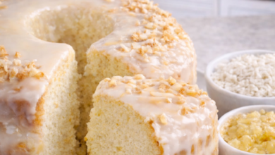 Pina Colada Pound Cake