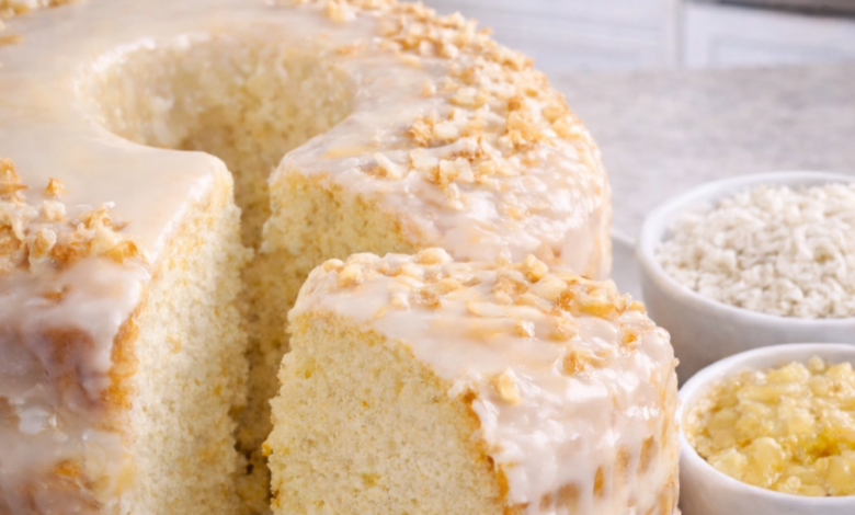 Pina Colada Pound Cake