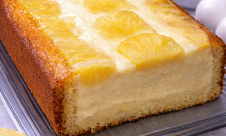 Pineapple Cream Cheese Pound Cake