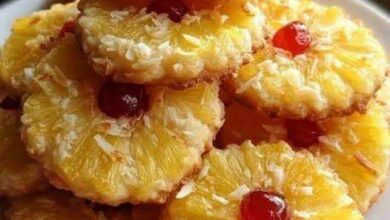 Pineapple Upside-Down Sugar Cookies
