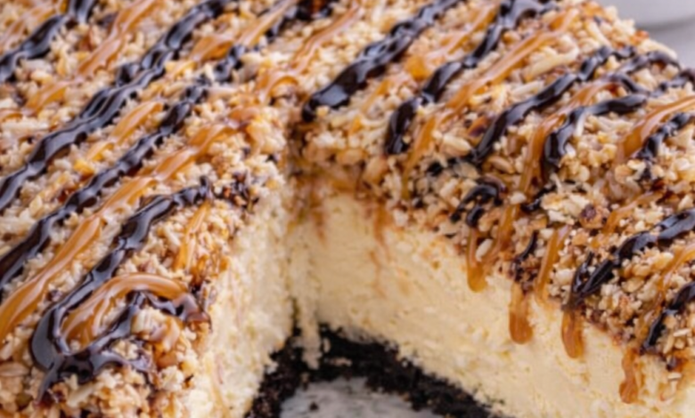 Samoa Cheesecake