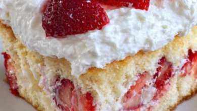 Strawberry Shortcake Poke Cake