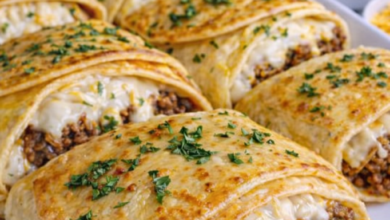 Tortilla Wraps with Ground Beef