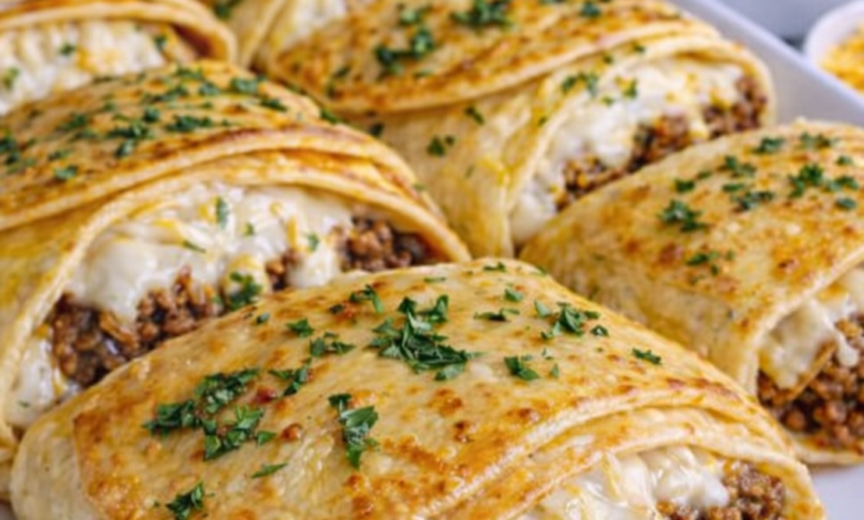 Tortilla Wraps with Ground Beef