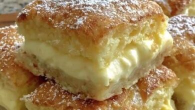 Vanilla Custard Cream Squares