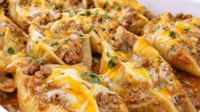 Cheesy Taco Stuffed Shells